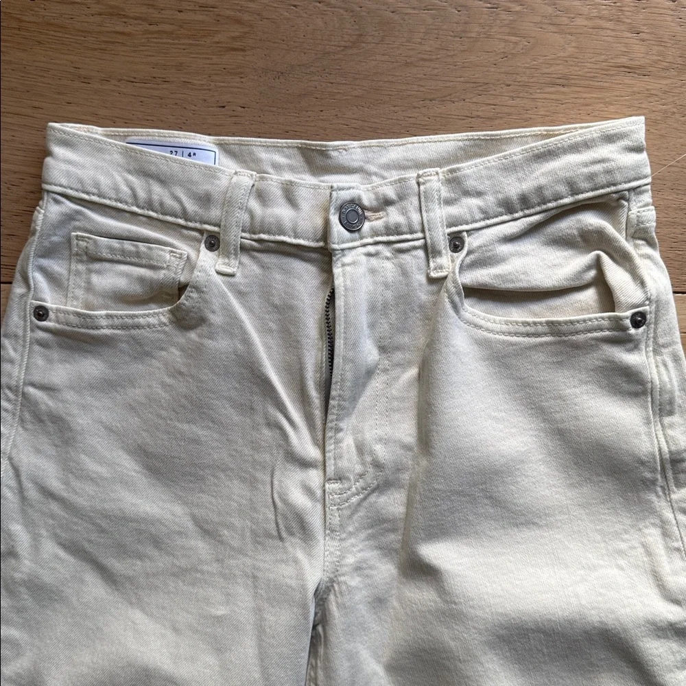 Gap High Rise Stride Wide-Leg Jeans in Pebble - Picture 7 of 10